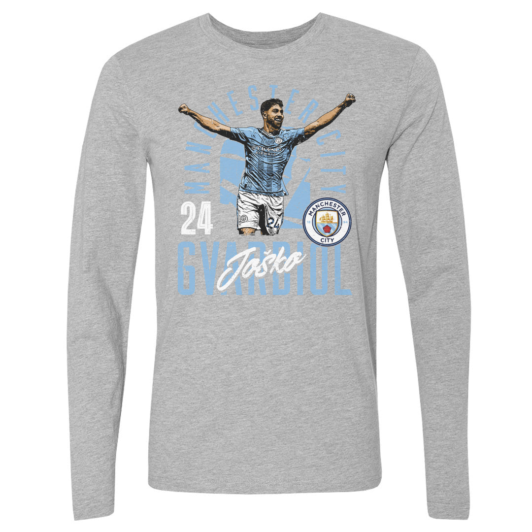 Josko Gvardiol Men's Long Sleeve T-Shirt | 500 LEVEL