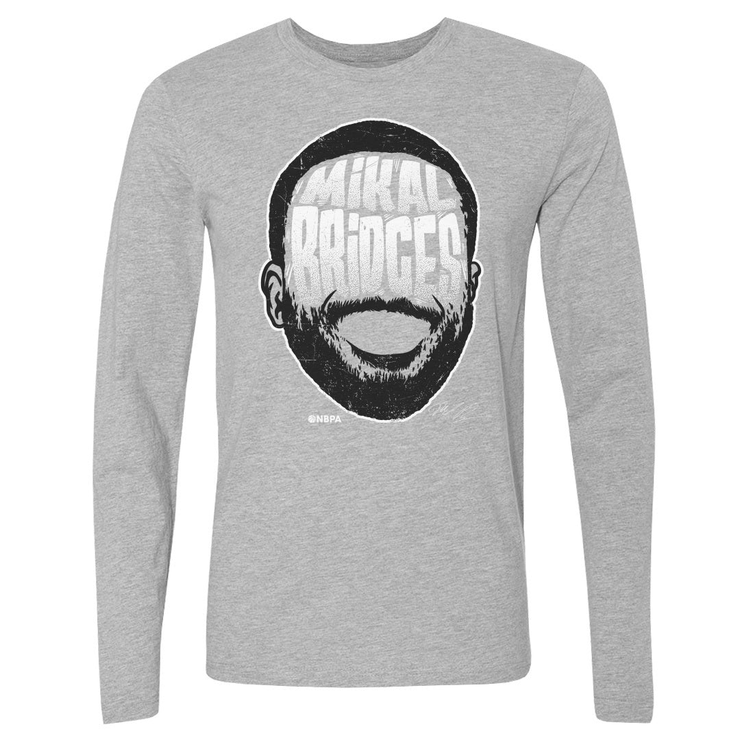 Mikal Bridges Men's Long Sleeve T-Shirt | 500 LEVEL