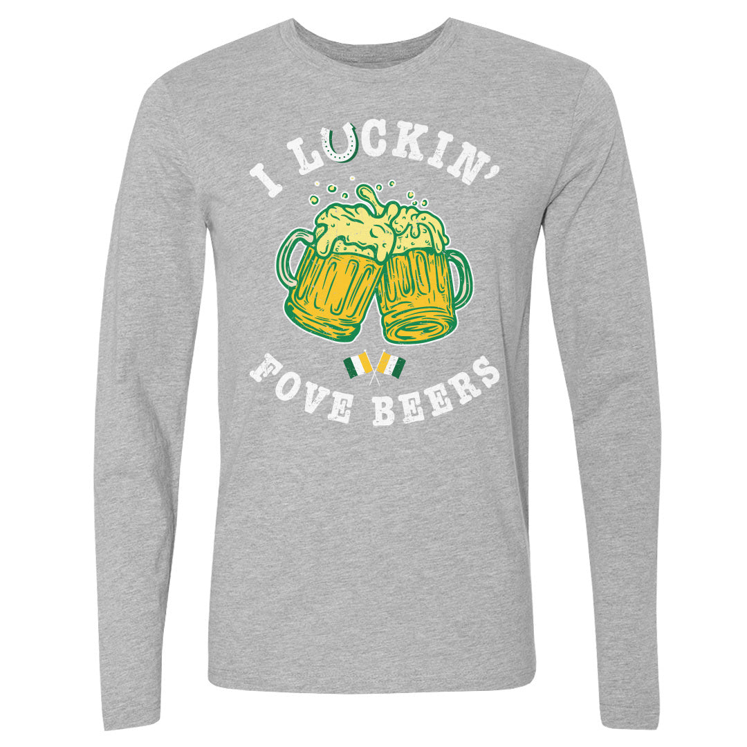 St. Patrick's Day Men's Long Sleeve T-Shirt | 500 LEVEL