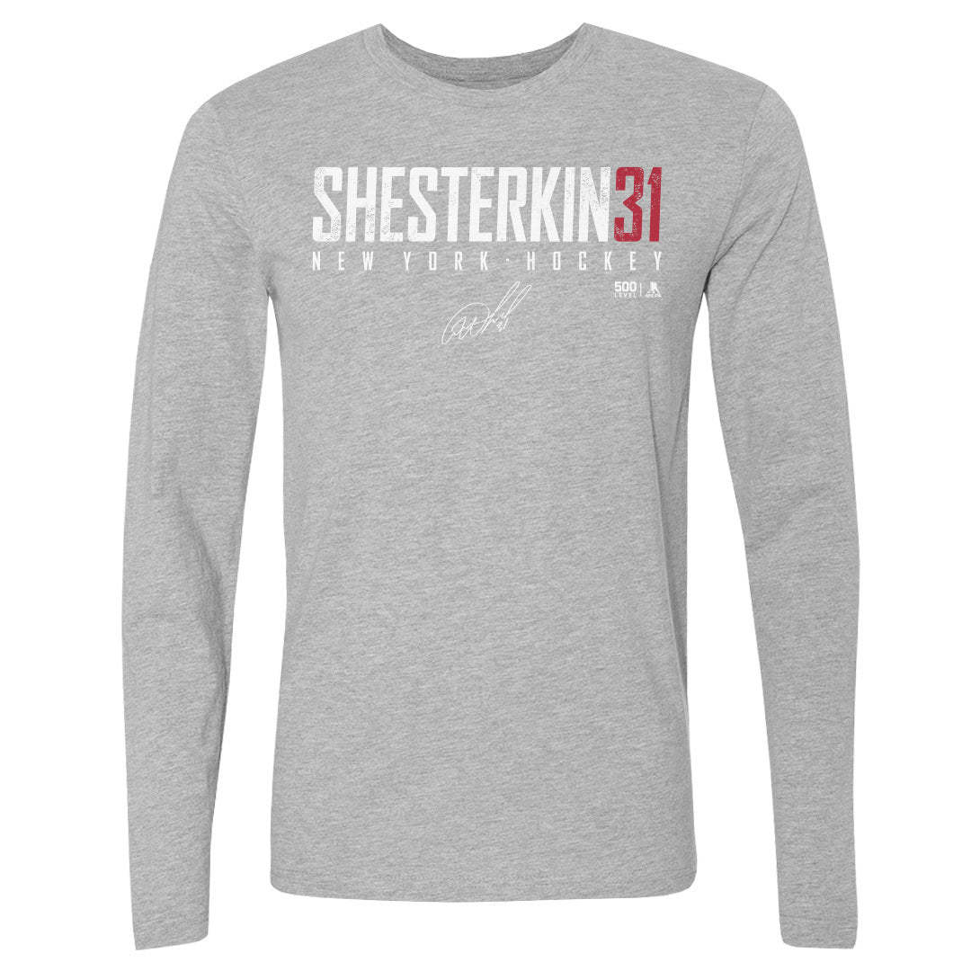 Igor Shesterkin Men's Long Sleeve T-Shirt | 500 LEVEL