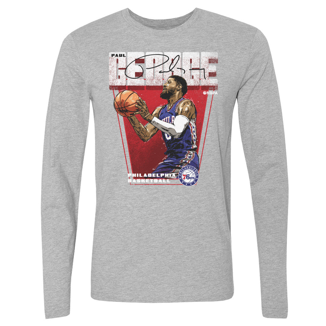 Paul George Men's Long Sleeve T-Shirt | 500 LEVEL