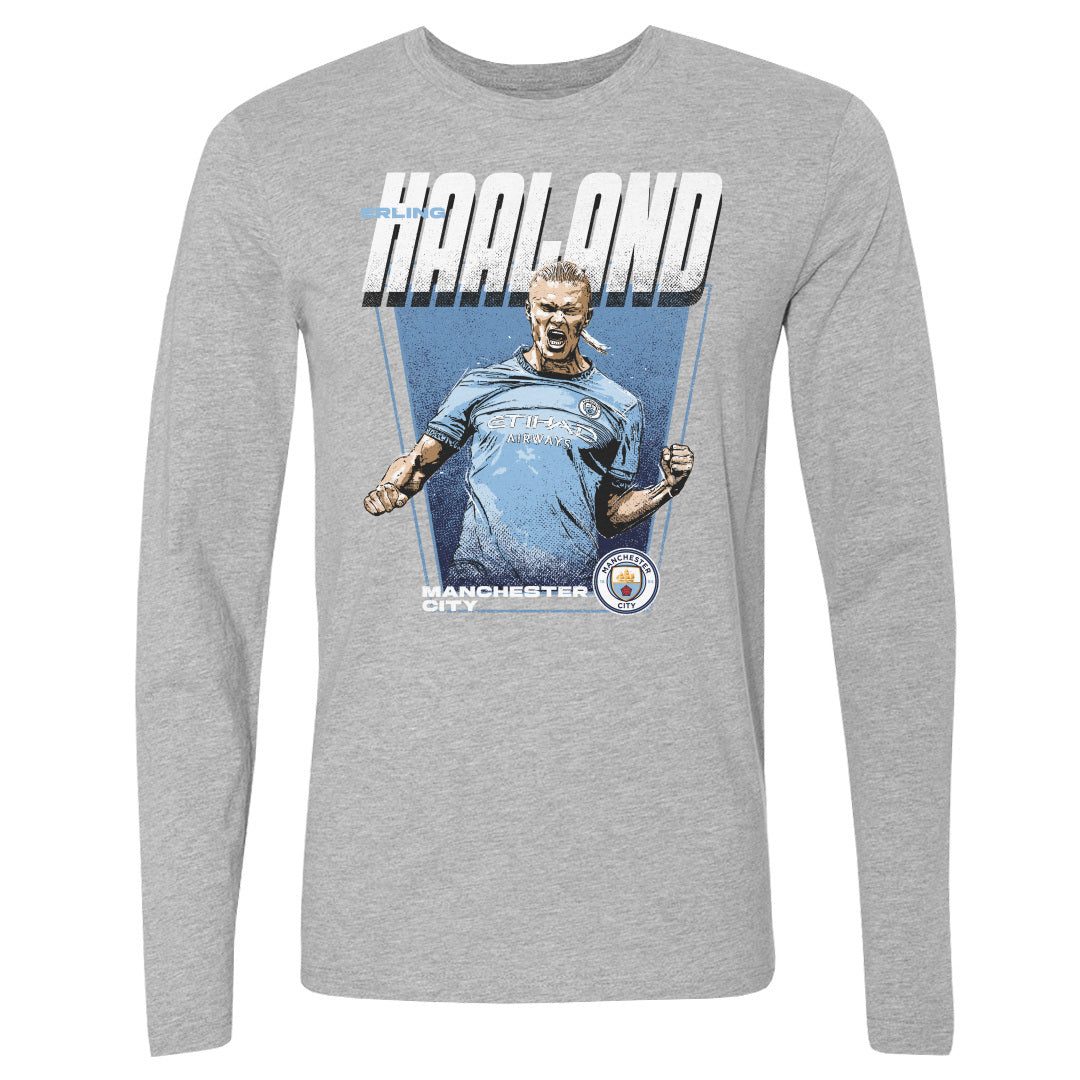Erling Haaland Men's Long Sleeve T-Shirt | 500 LEVEL