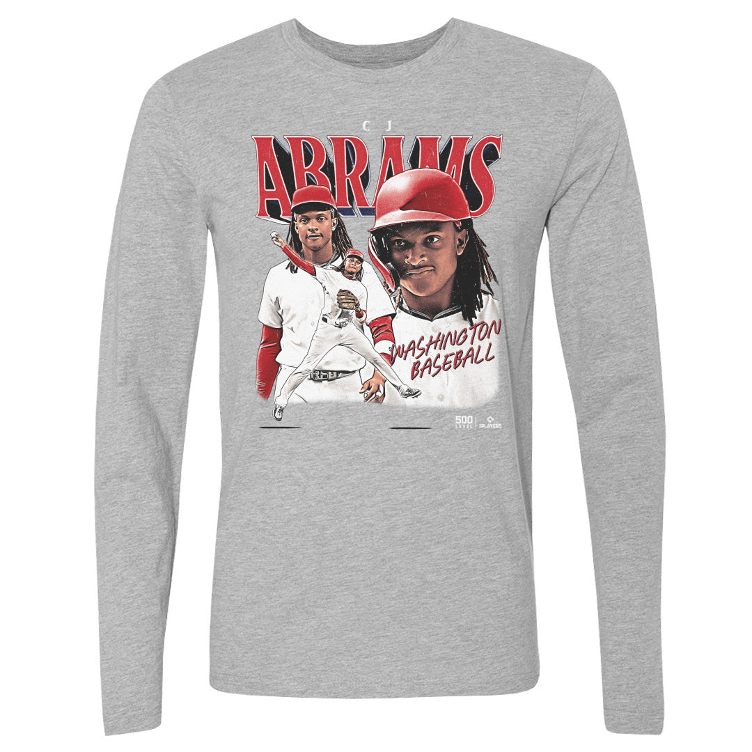 CJ Abrams Men's Long Sleeve T-Shirt | 500 LEVEL