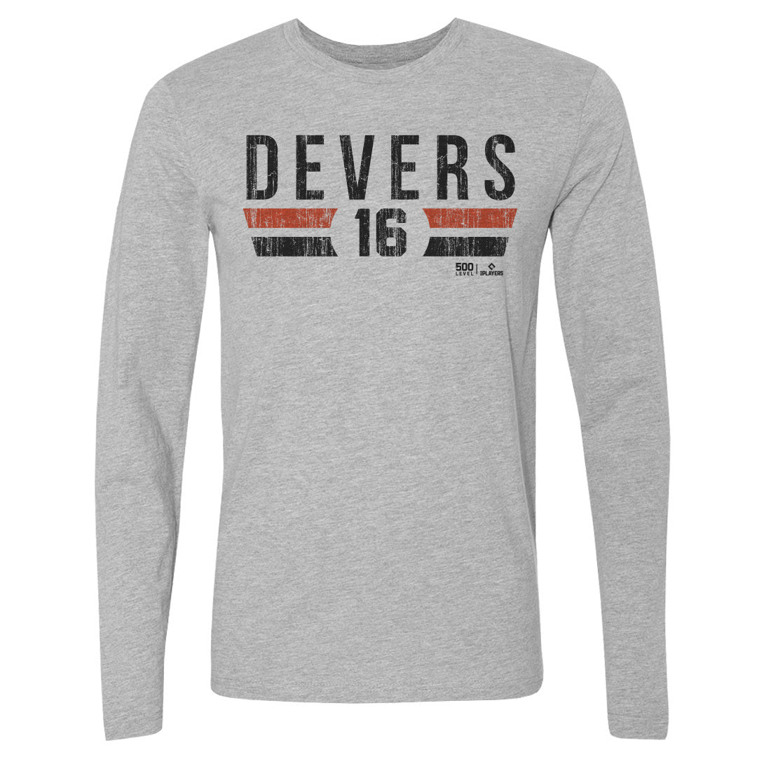 Rafael Devers Men's Long Sleeve T-Shirt | 500 LEVEL