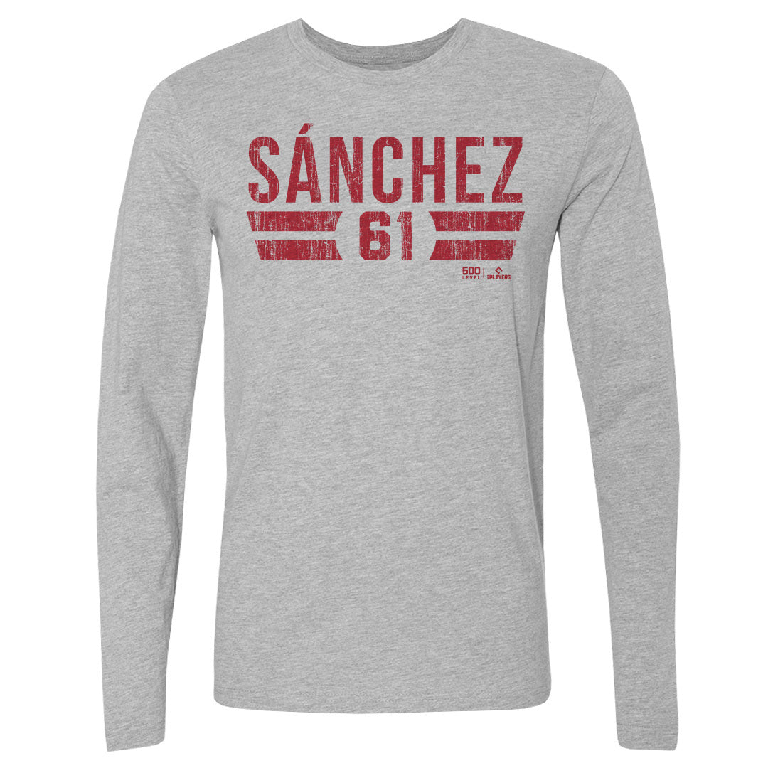 Cristopher Sanchez Men's Long Sleeve T-Shirt | 500 LEVEL