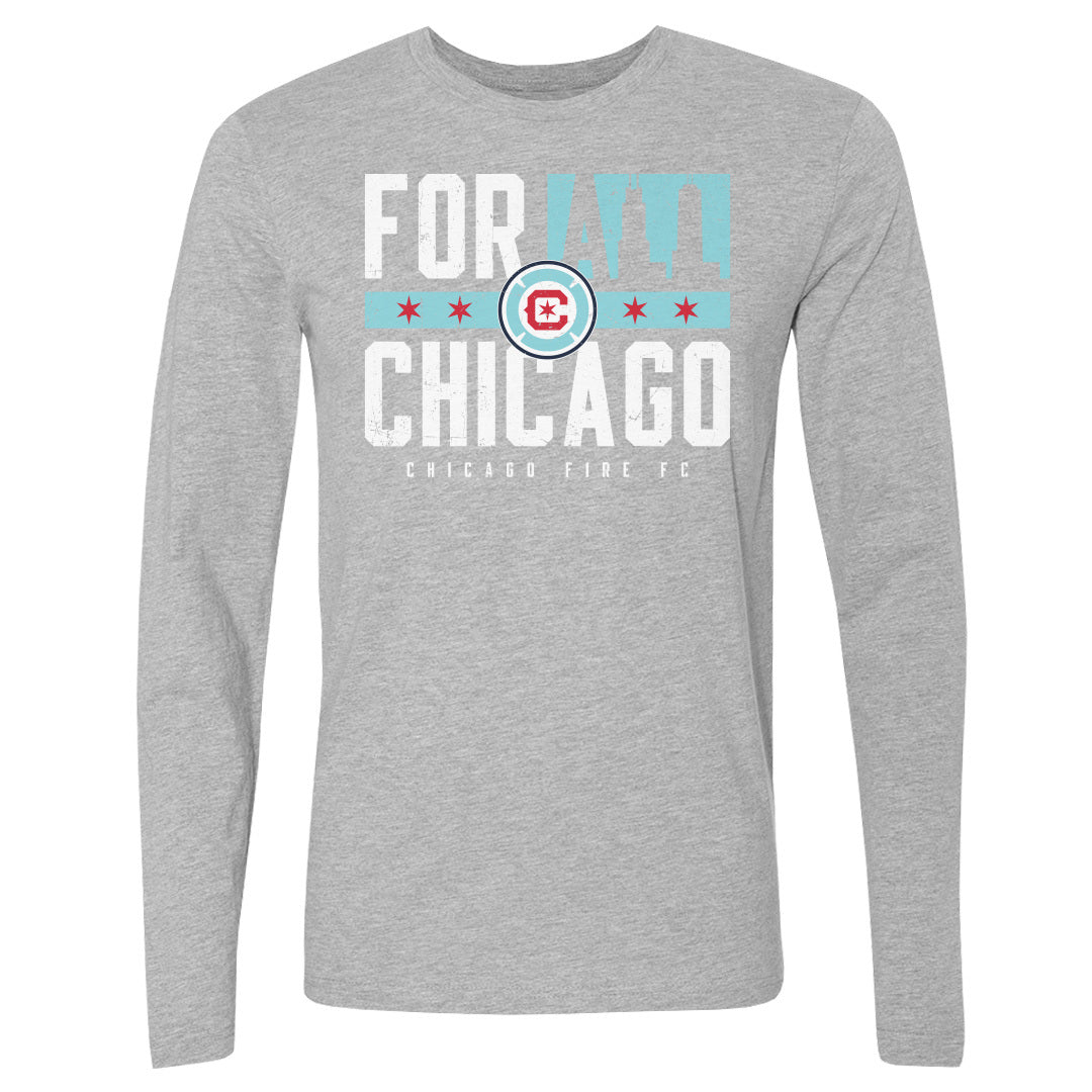 Chicago Fire FC Men's Long Sleeve T-Shirt | 500 LEVEL
