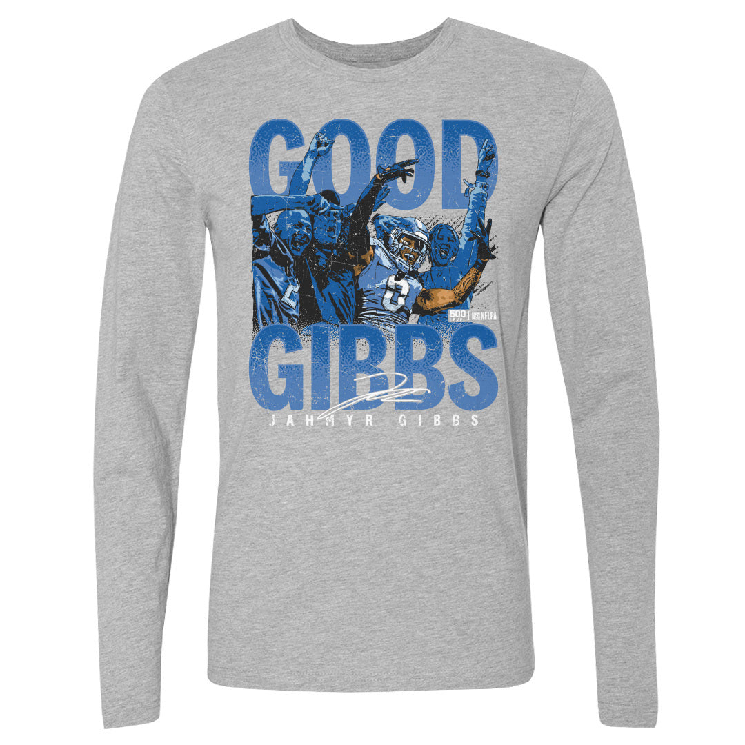Jahmyr Gibbs Men's Long Sleeve T-Shirt | 500 LEVEL