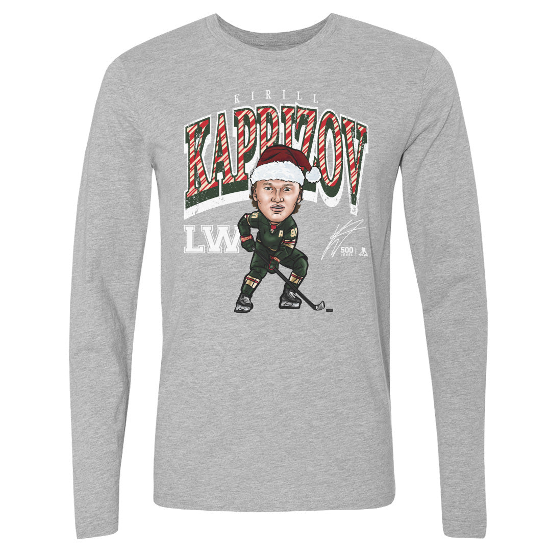 Kirill Kaprizov Men's Long Sleeve T-Shirt | 500 LEVEL