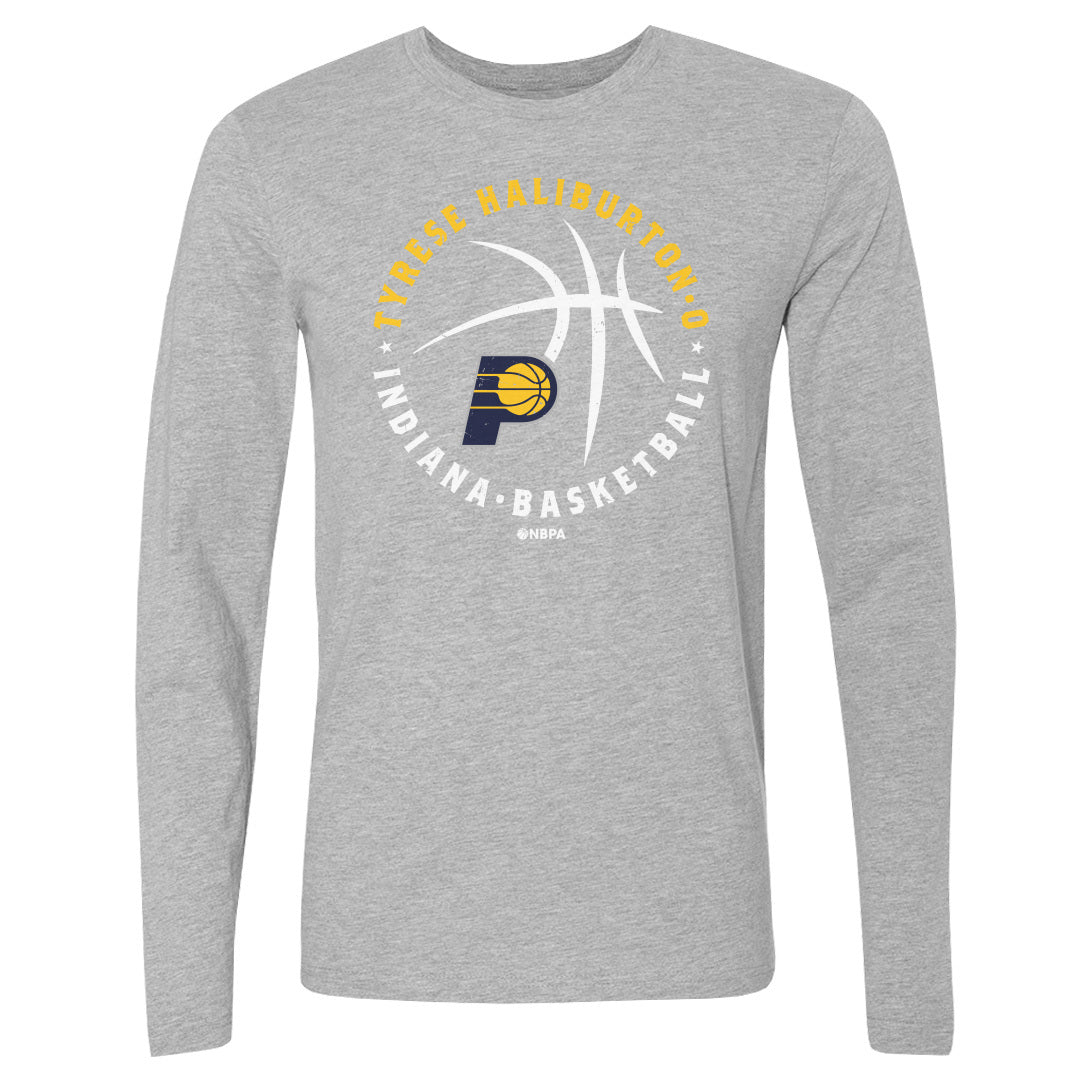 Tyrese Haliburton Men's Long Sleeve T-Shirt | 500 LEVEL