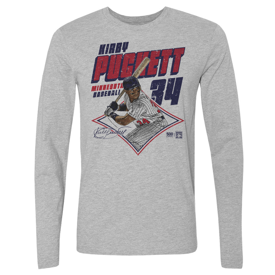 Kirby Puckett Men's Long Sleeve T-Shirt | 500 LEVEL