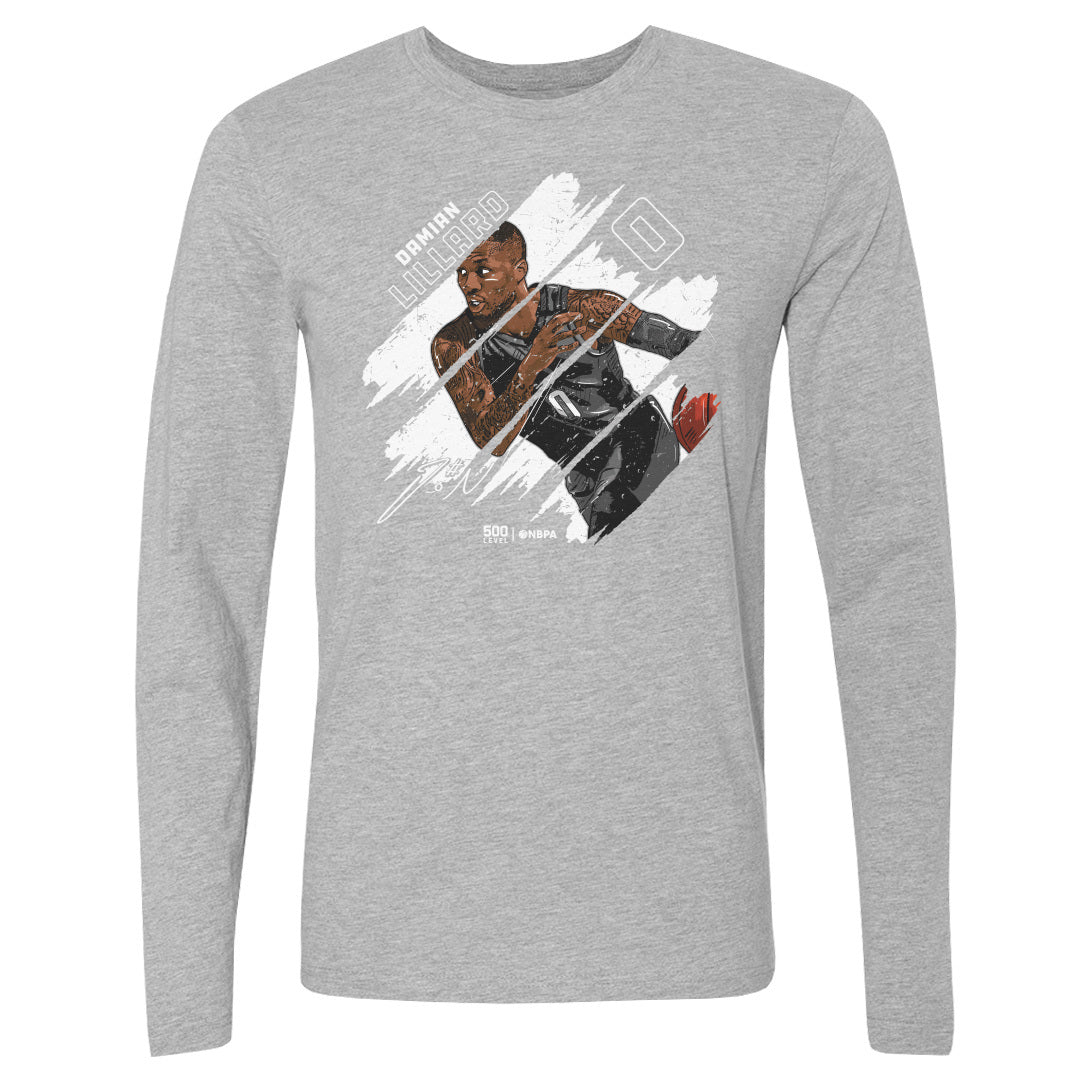 Damian Lillard Men's Long Sleeve T-Shirt | 500 LEVEL