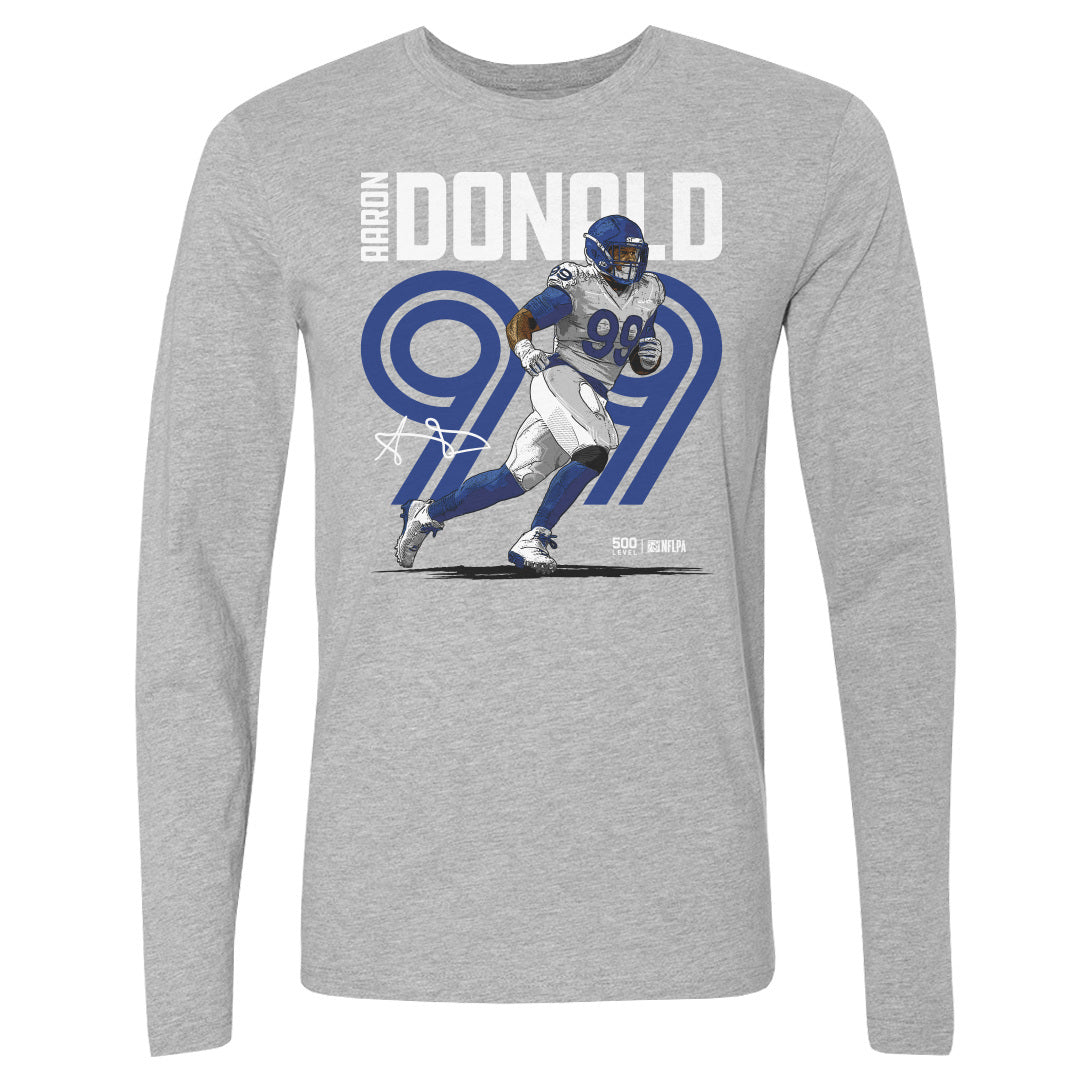 Aaron Donald Men's Long Sleeve T-Shirt | 500 LEVEL