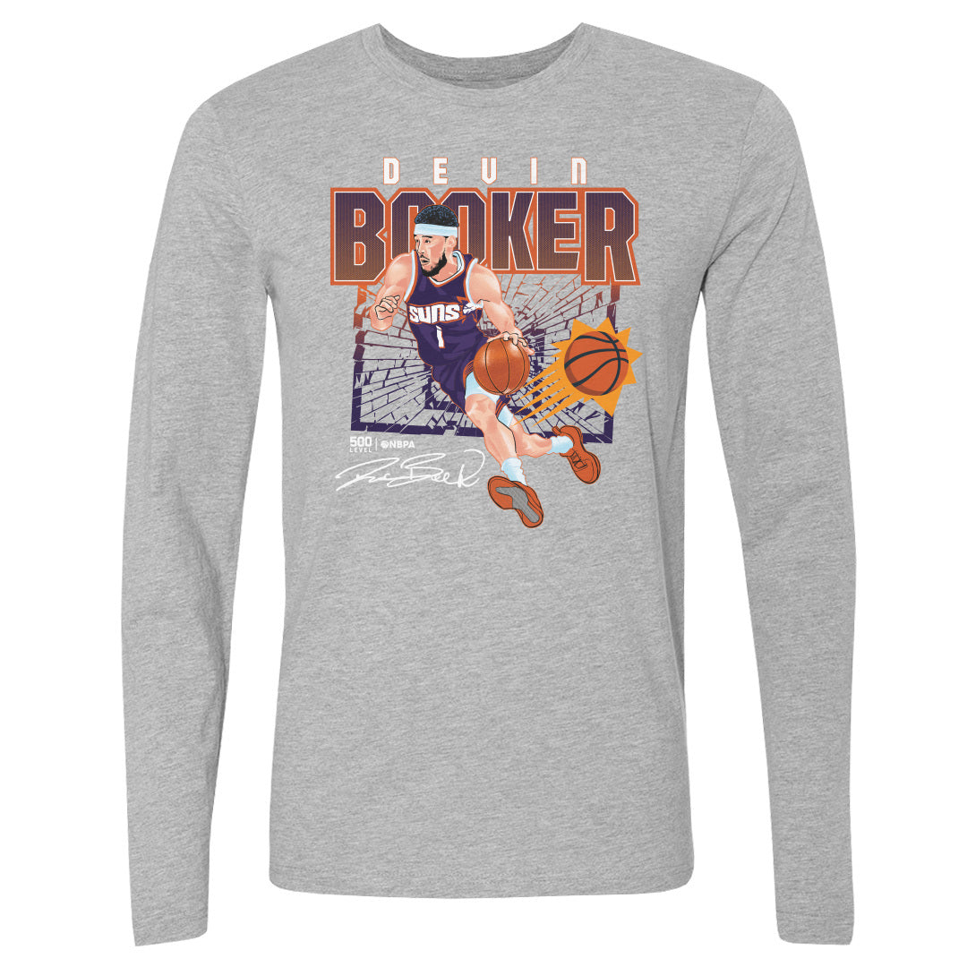 Devin Booker Men's Long Sleeve T-Shirt | 500 LEVEL