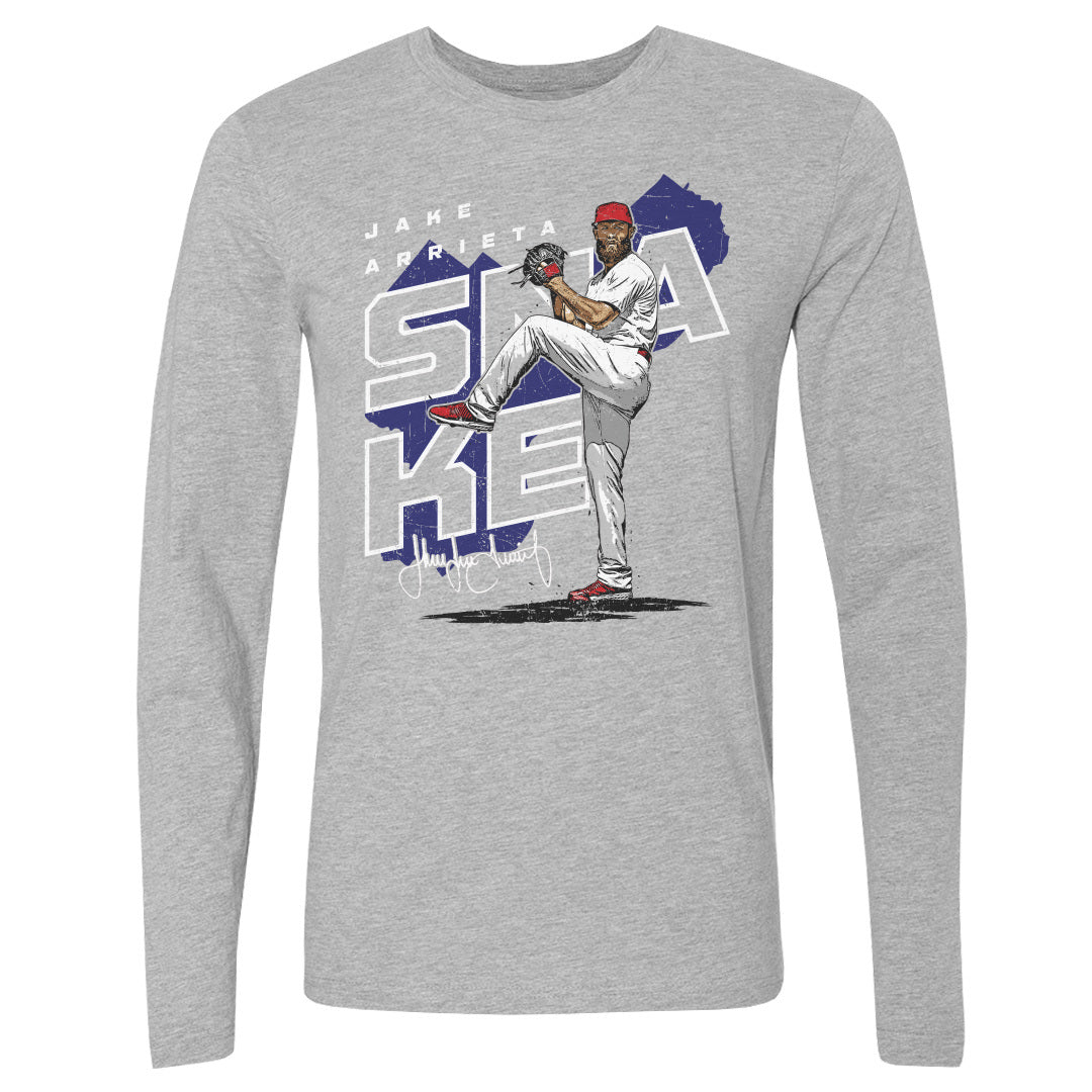 Jake Arrieta Men's Long Sleeve T-Shirt | 500 LEVEL