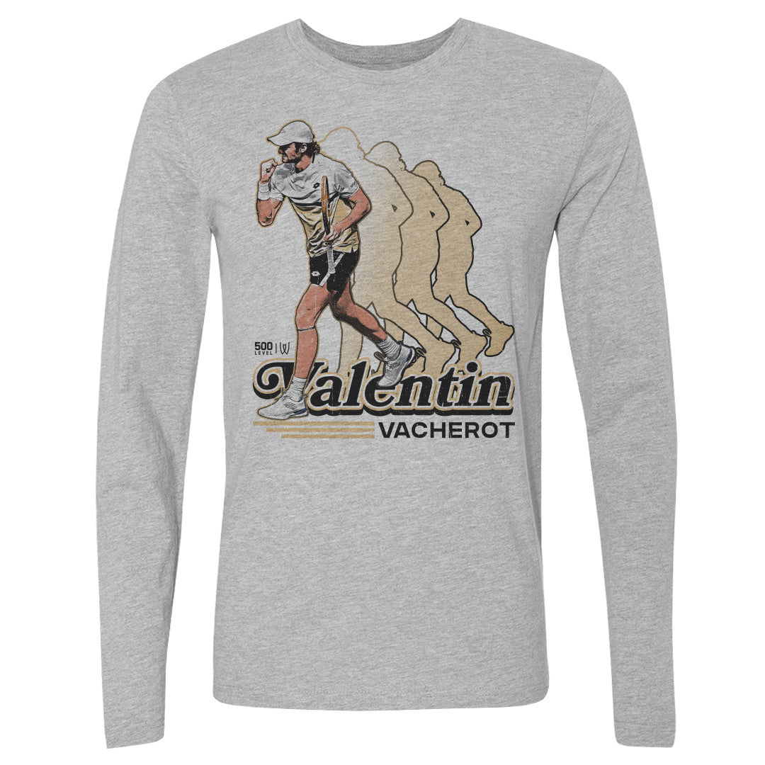Valentin Vacherot Men's Long Sleeve T-Shirt | 500 LEVEL