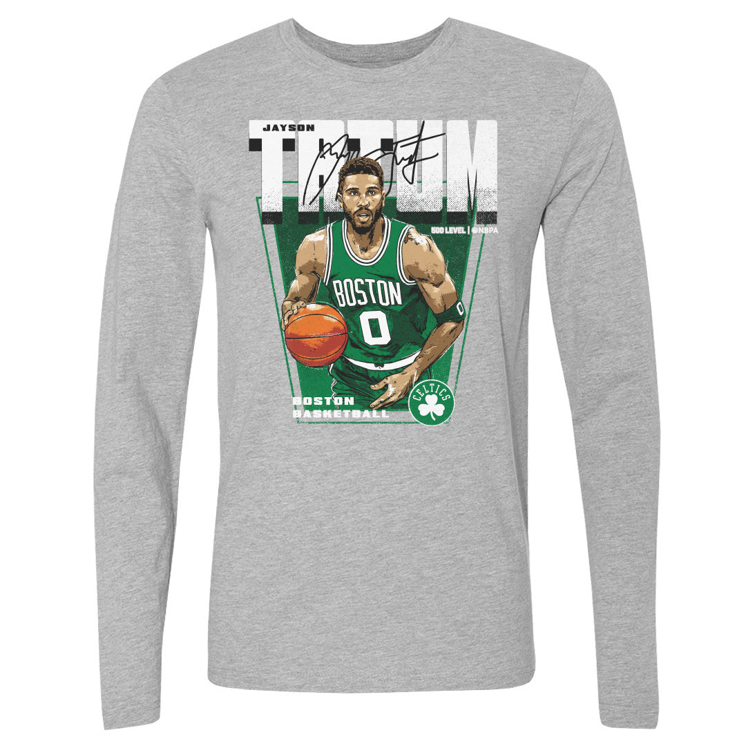 Jayson Tatum Men's Long Sleeve T-Shirt | 500 LEVEL