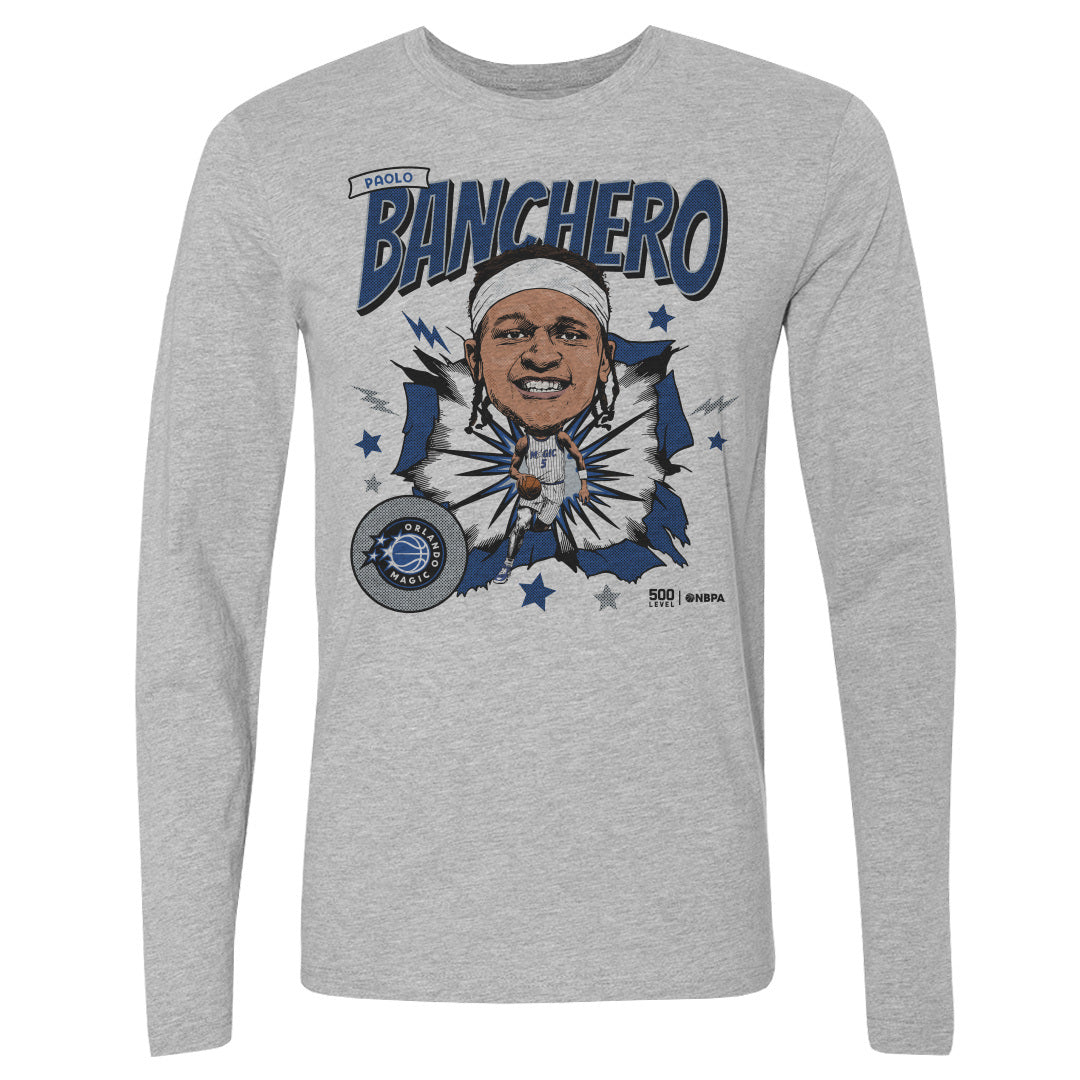 Paolo Banchero Men's Long Sleeve T-Shirt | 500 LEVEL