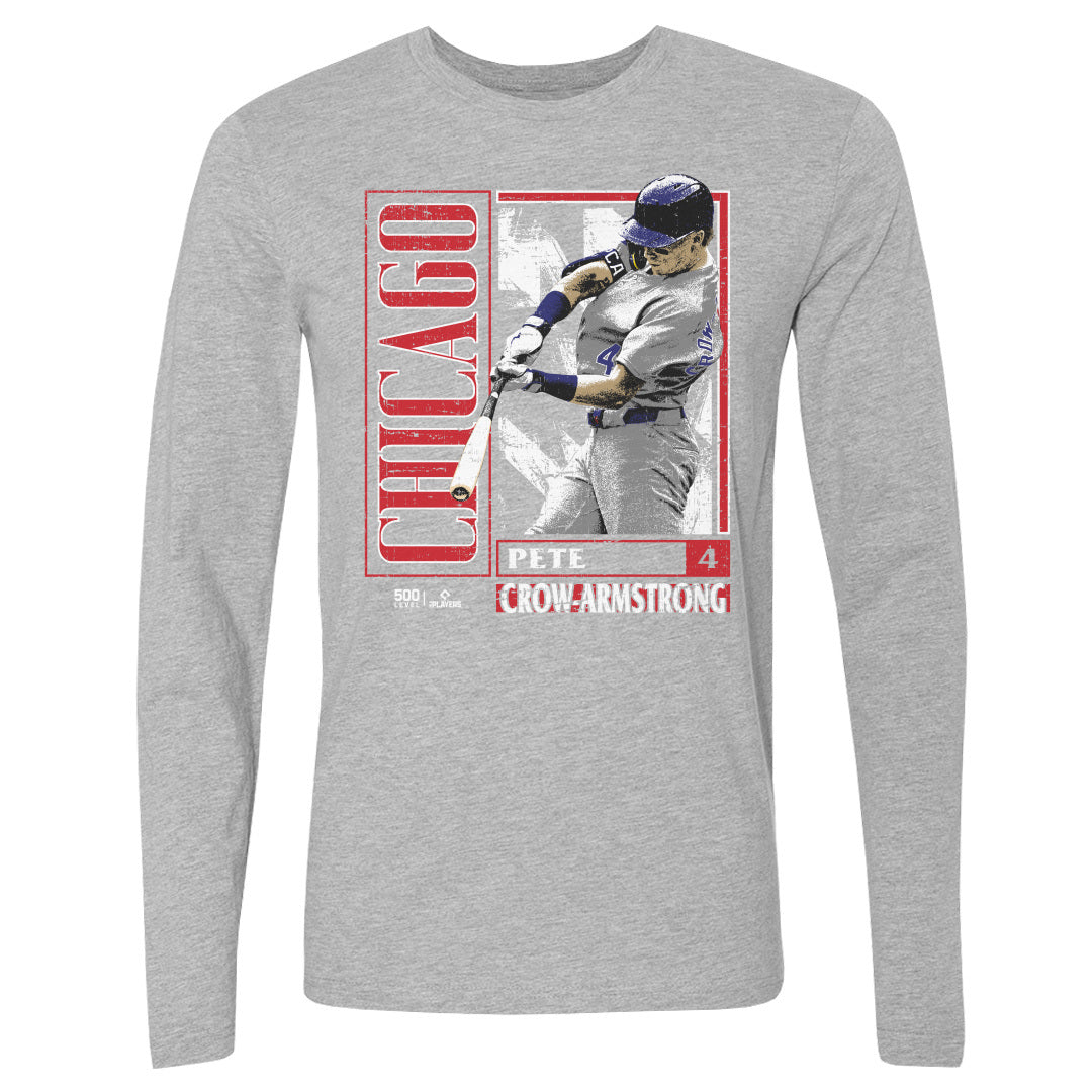 Pete Crow-Armstrong Men's Long Sleeve T-Shirt | 500 LEVEL