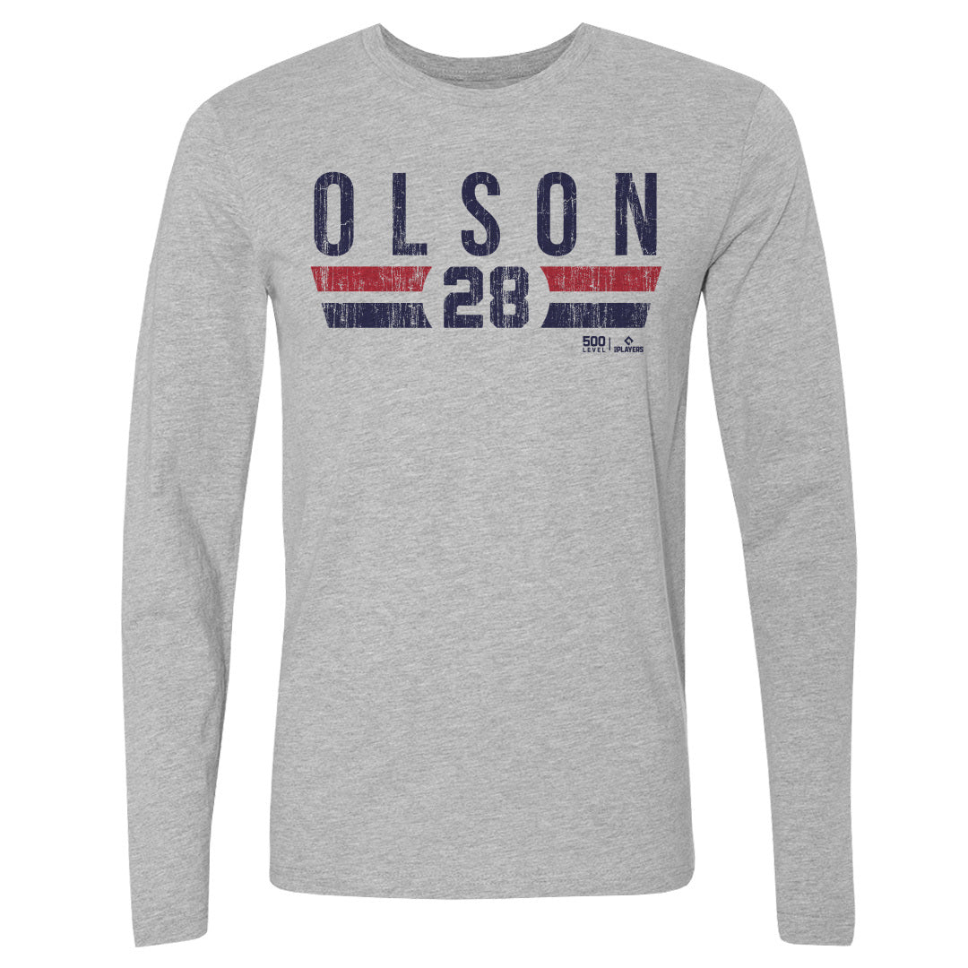 Matt Olson Men's Long Sleeve T-Shirt | 500 LEVEL
