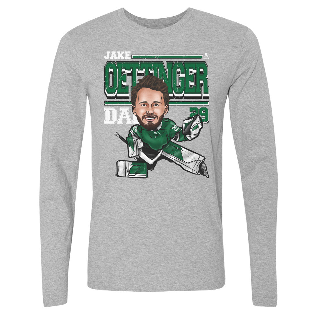 Jake Oettinger Men's Long Sleeve T-Shirt | 500 LEVEL