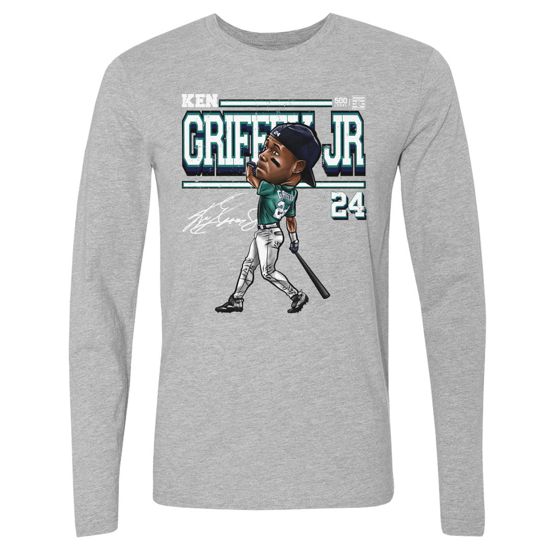 Ken Griffey Jr. Men's Long Sleeve T-Shirt | 500 LEVEL