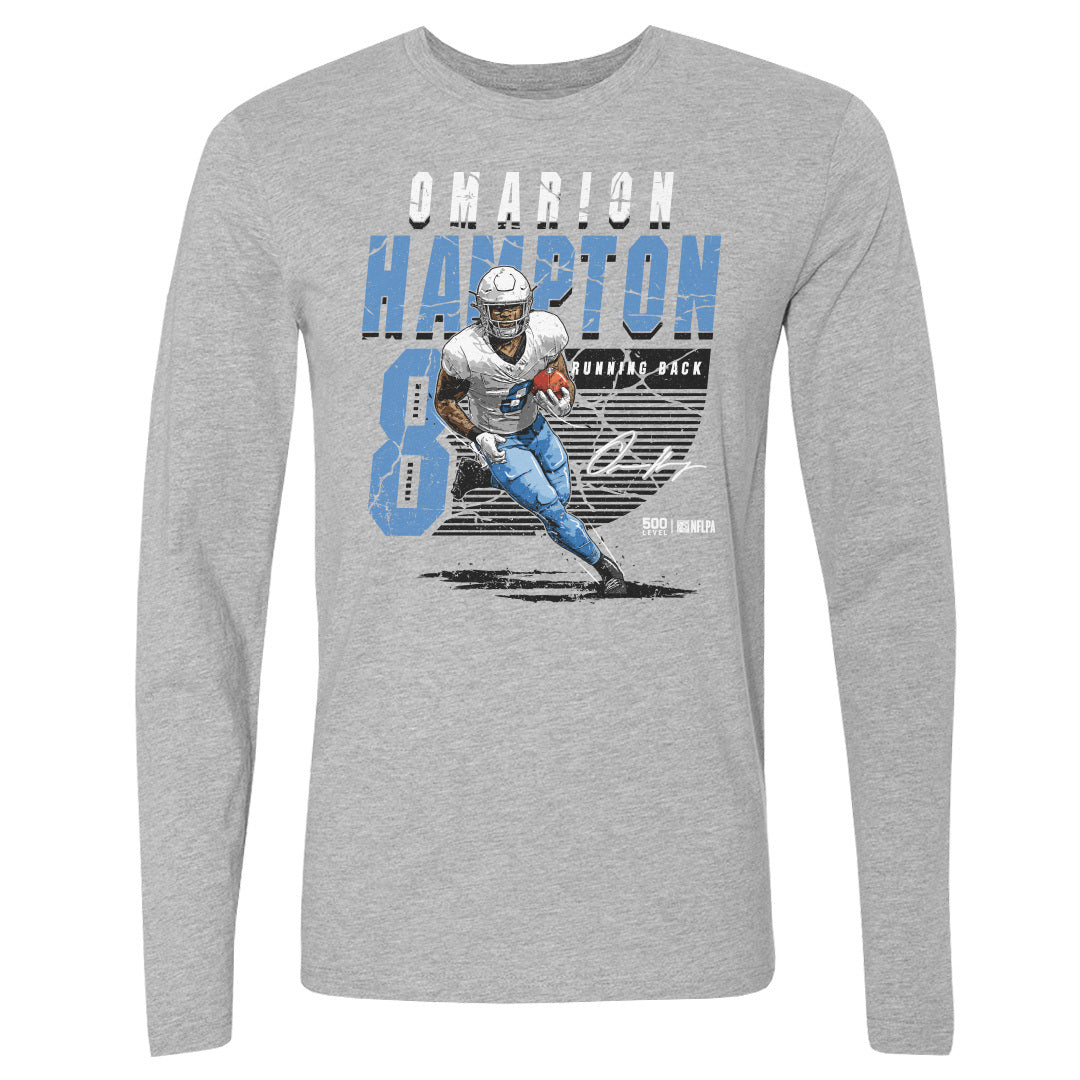 Omarion Hampton Men's Long Sleeve T-Shirt | 500 LEVEL