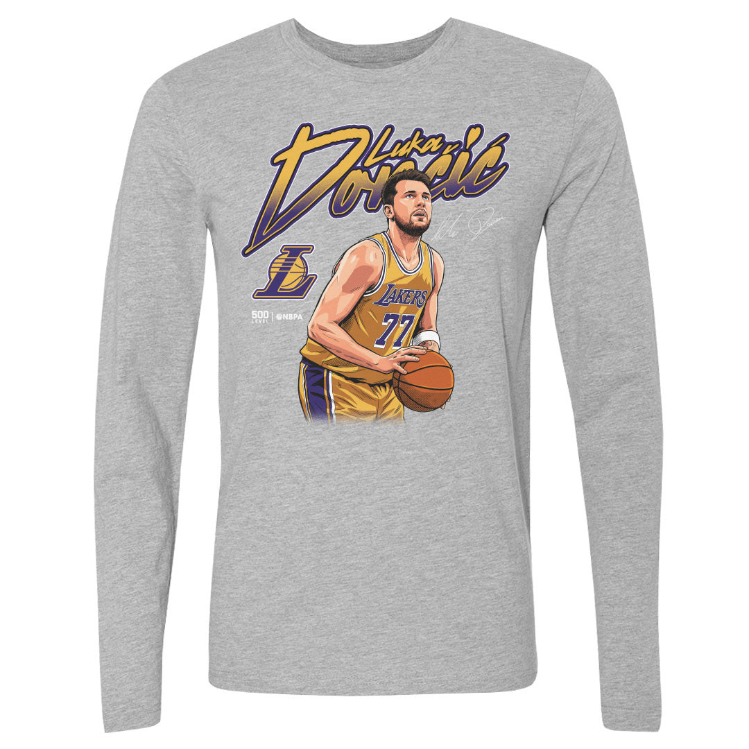 Luka Doncic Men's Long Sleeve T-Shirt | 500 LEVEL
