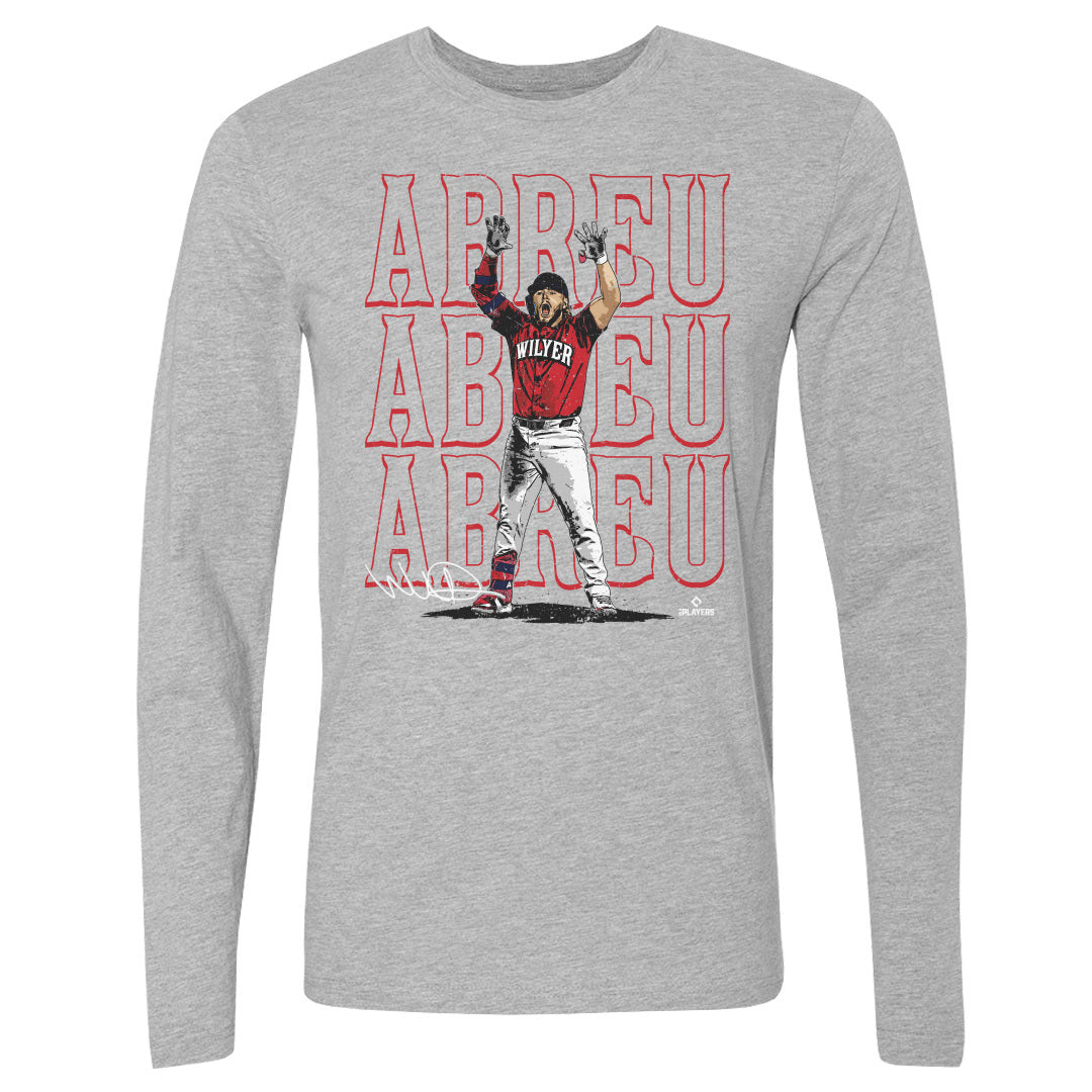 Wilyer Abreu Men's Long Sleeve T-Shirt | 500 LEVEL