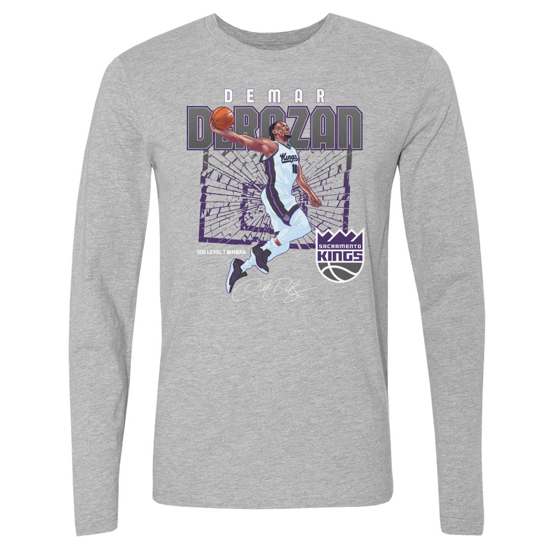 DeMar DeRozan Men's Long Sleeve T-Shirt | 500 LEVEL