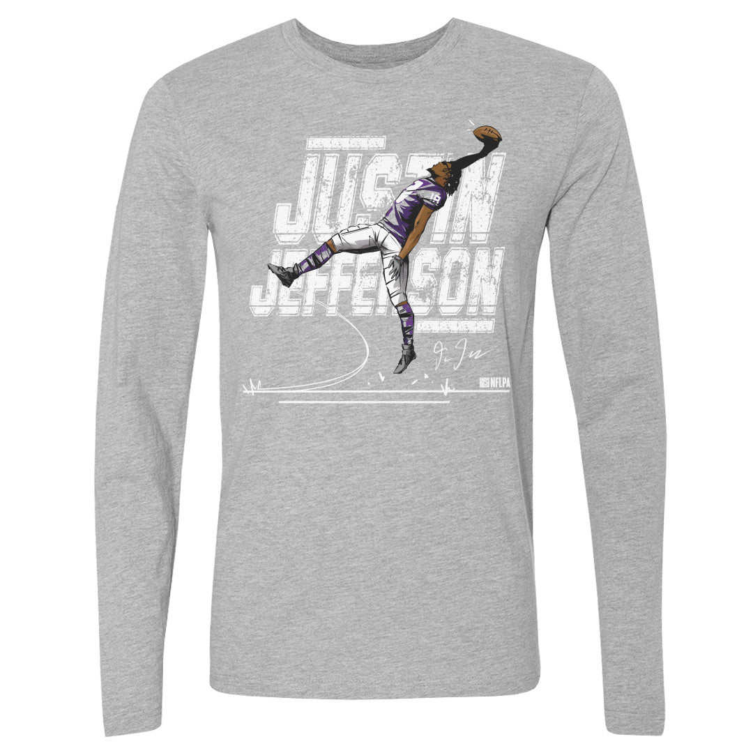 Justin Jefferson Men's Long Sleeve T-Shirt | 500 LEVEL