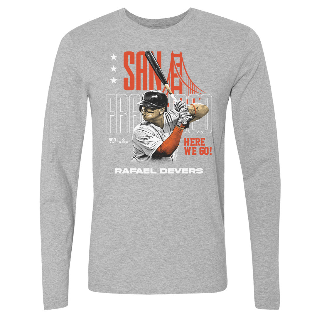Rafael Devers Men's Long Sleeve T-Shirt | 500 LEVEL