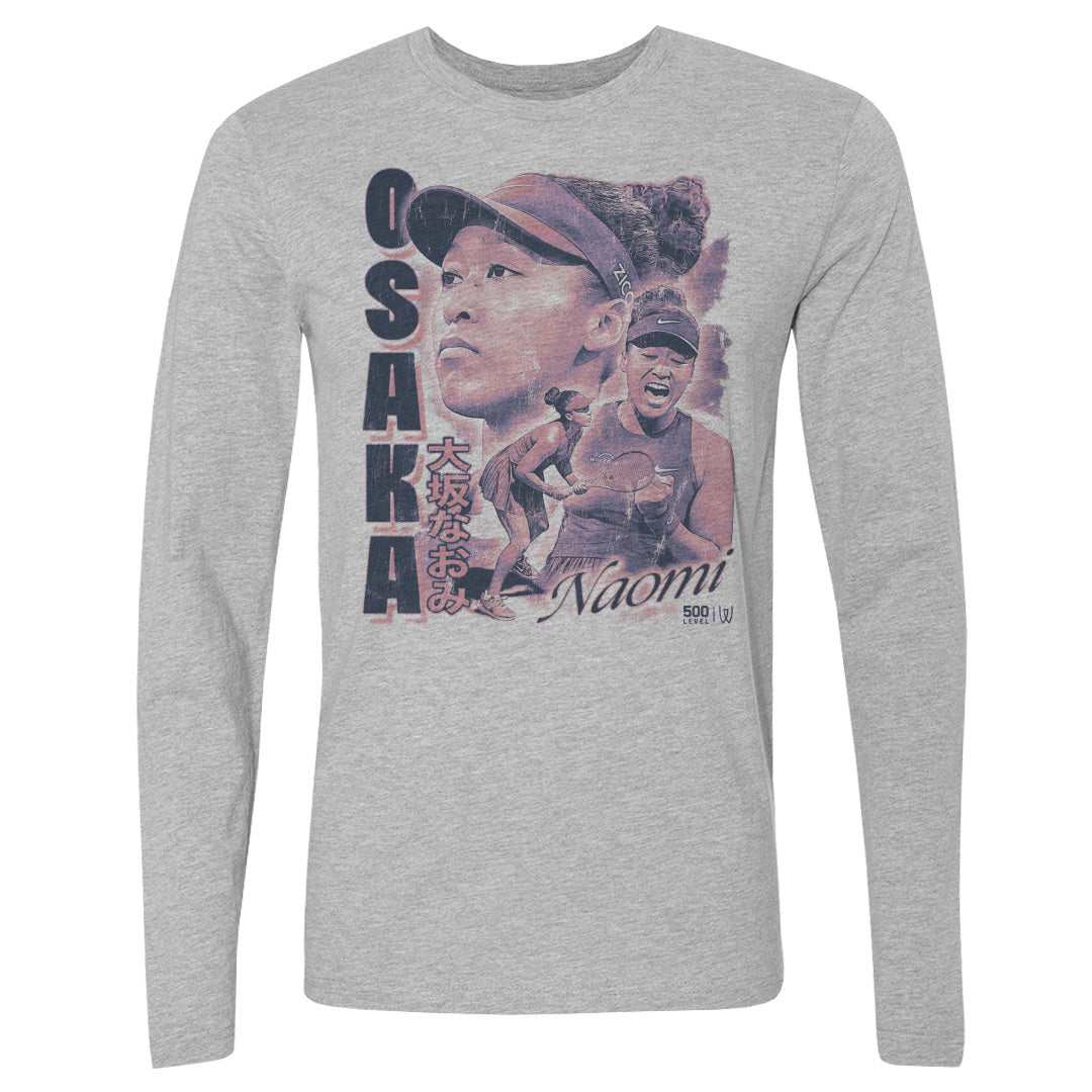Naomi Osaka Men's Long Sleeve T-Shirt | 500 LEVEL