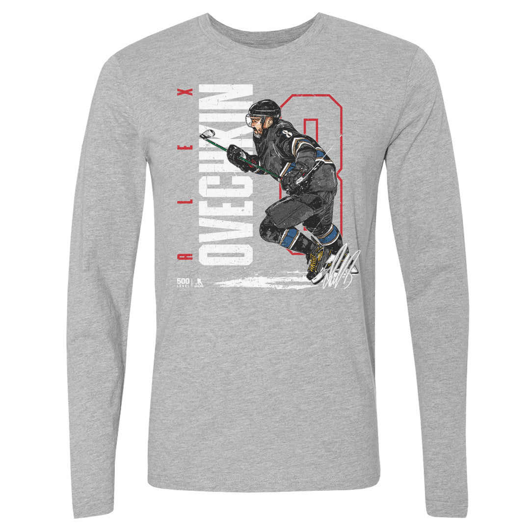 Alex Ovechkin Men's Long Sleeve T-Shirt | 500 LEVEL