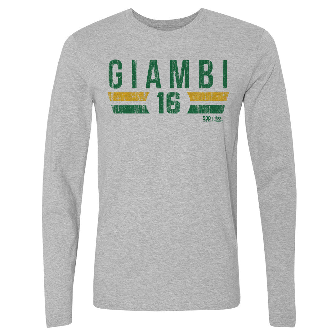 Jason Giambi Men's Long Sleeve T-Shirt | 500 LEVEL