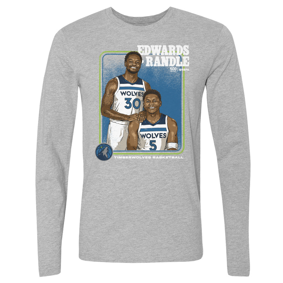 Anthony Edwards Men's Long Sleeve T-Shirt | 500 LEVEL