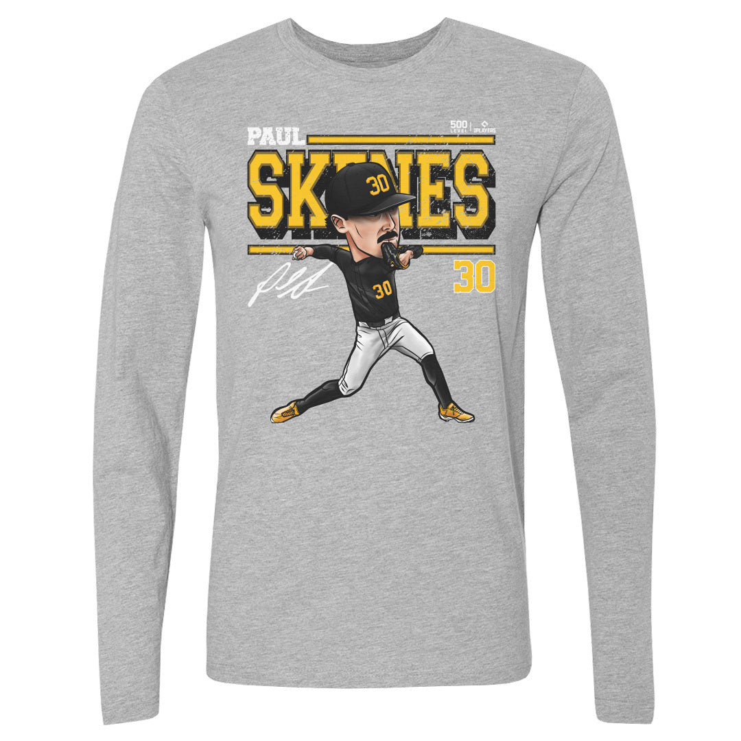 Paul Skenes Men's Long Sleeve T-Shirt | 500 LEVEL