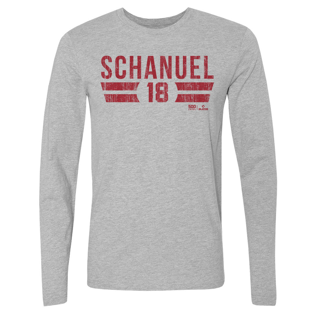 Nolan Schanuel Men's Long Sleeve T-Shirt | 500 LEVEL