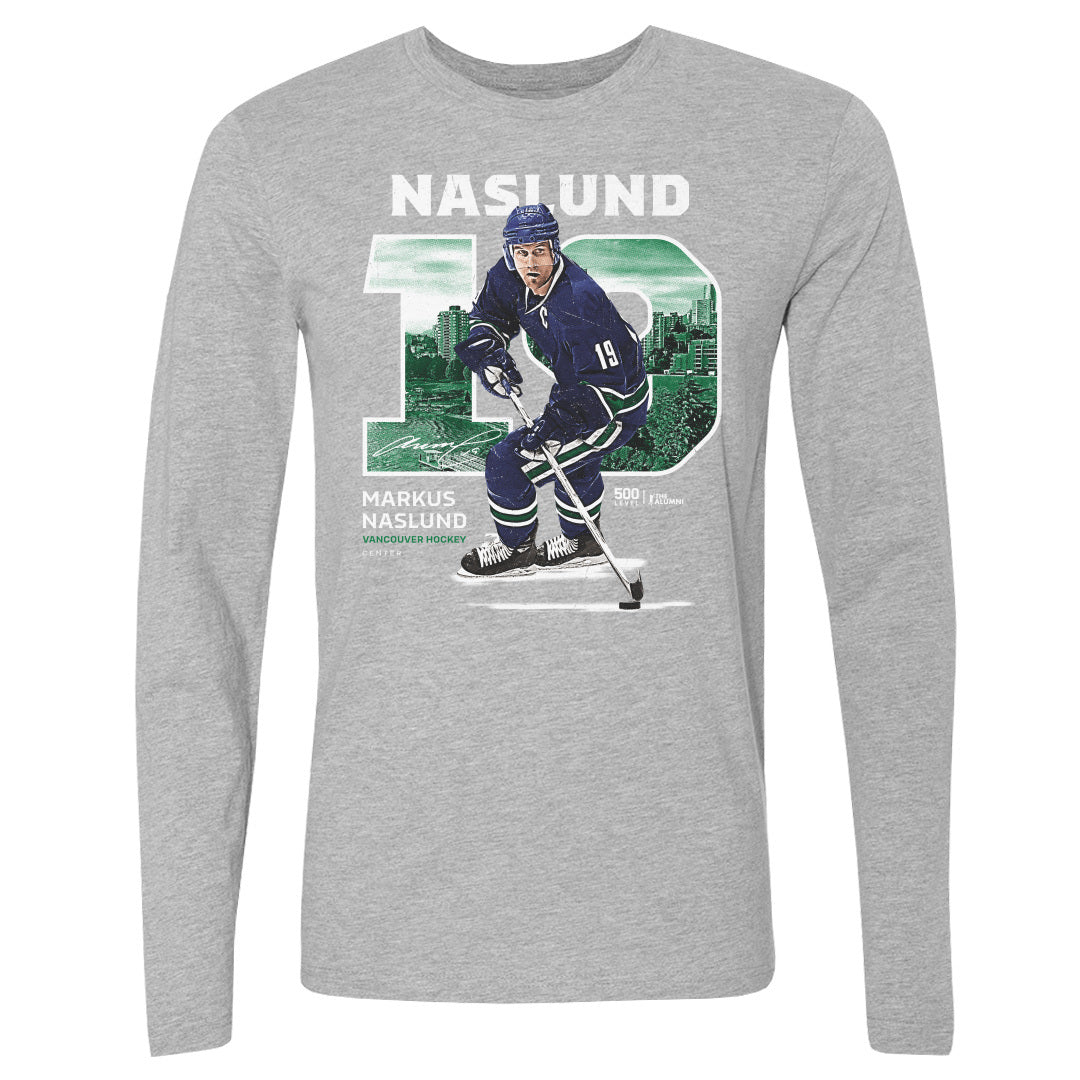 Markus Naslund Men's Long Sleeve T-Shirt | 500 LEVEL