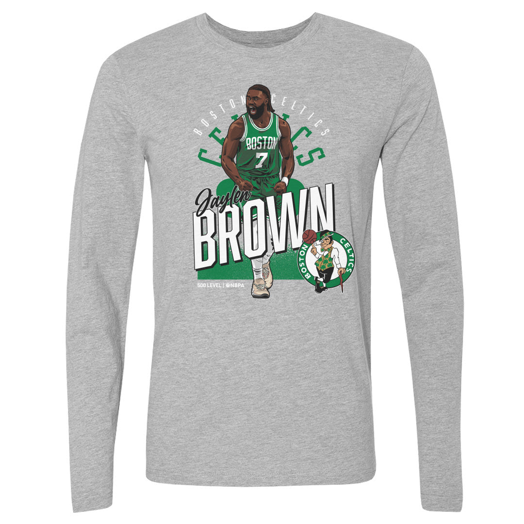 Jaylen Brown Men's Long Sleeve T-Shirt | 500 LEVEL