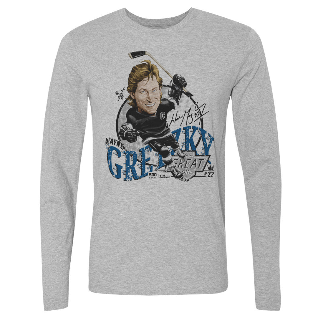 Wayne Gretzky Men's Long Sleeve T-Shirt | 500 LEVEL