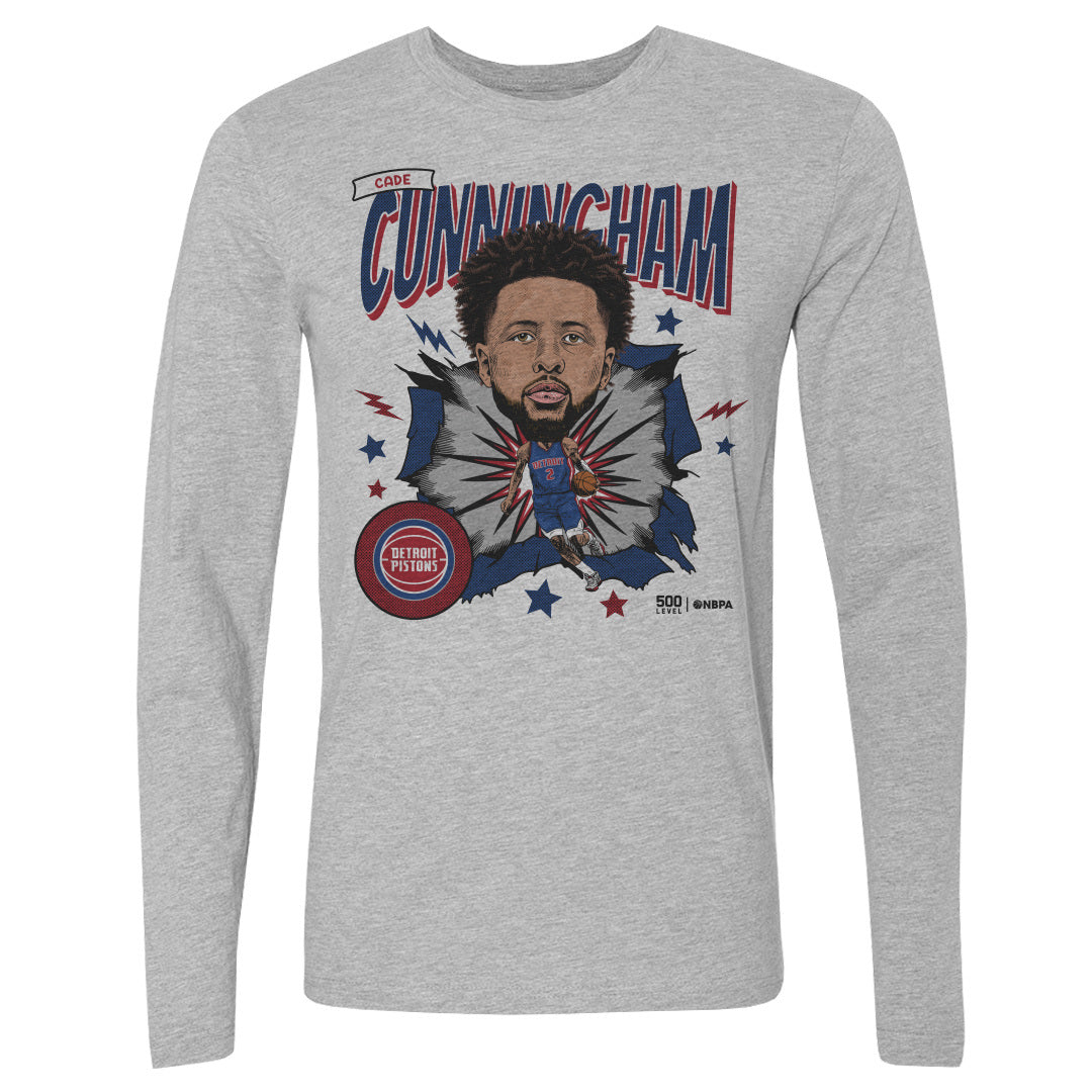 Cade Cunningham Men's Long Sleeve T-Shirt | 500 LEVEL
