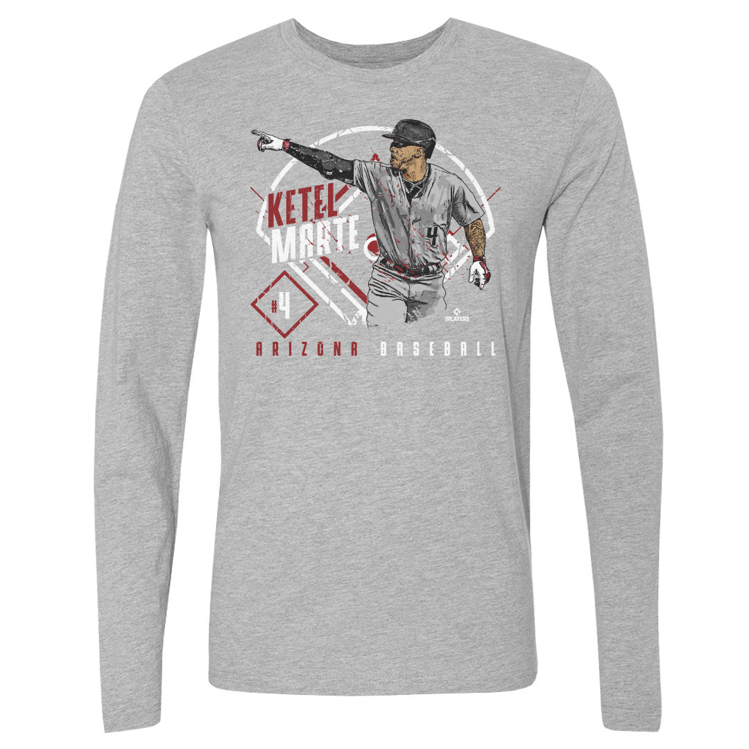 Ketel Marte Men's Long Sleeve T-Shirt | 500 LEVEL