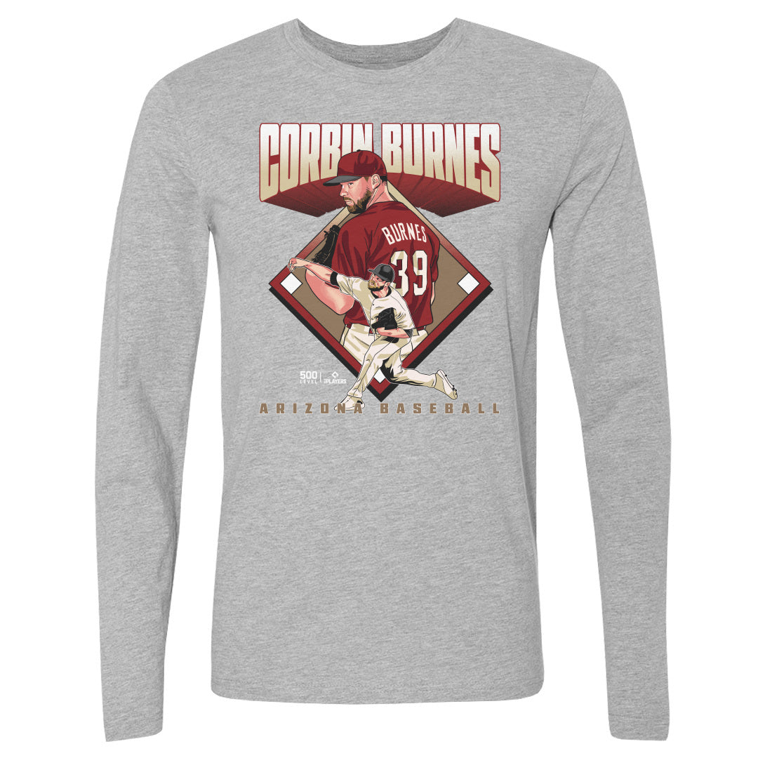 Corbin Burnes Men's Long Sleeve T-Shirt | 500 LEVEL