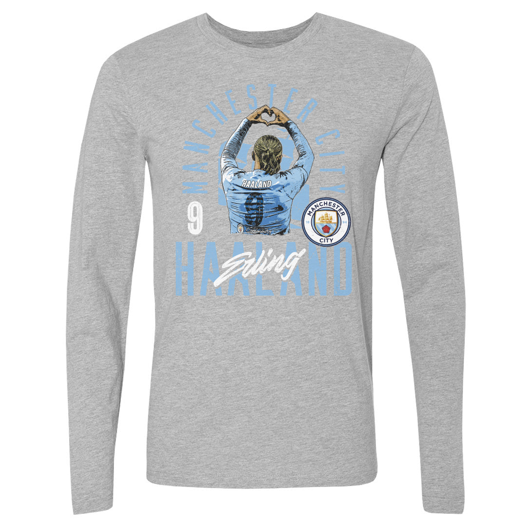 Erling Haaland Men's Long Sleeve T-Shirt | 500 LEVEL