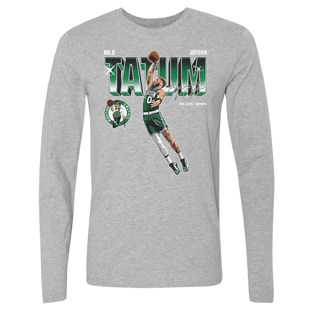 Jayson Tatum Men's Long Sleeve T-Shirt | 500 LEVEL