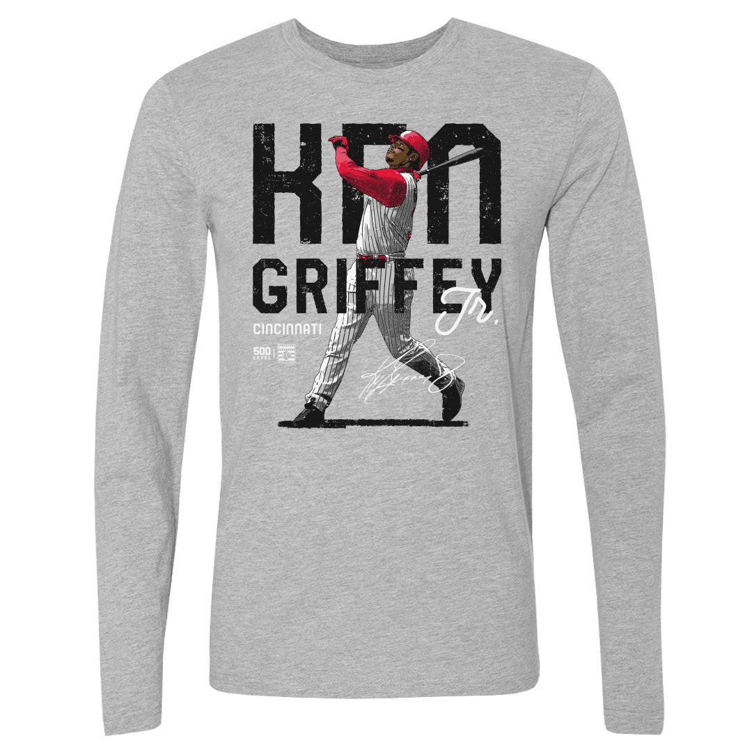 Ken Griffey Jr. Men's Long Sleeve T-Shirt | 500 LEVEL