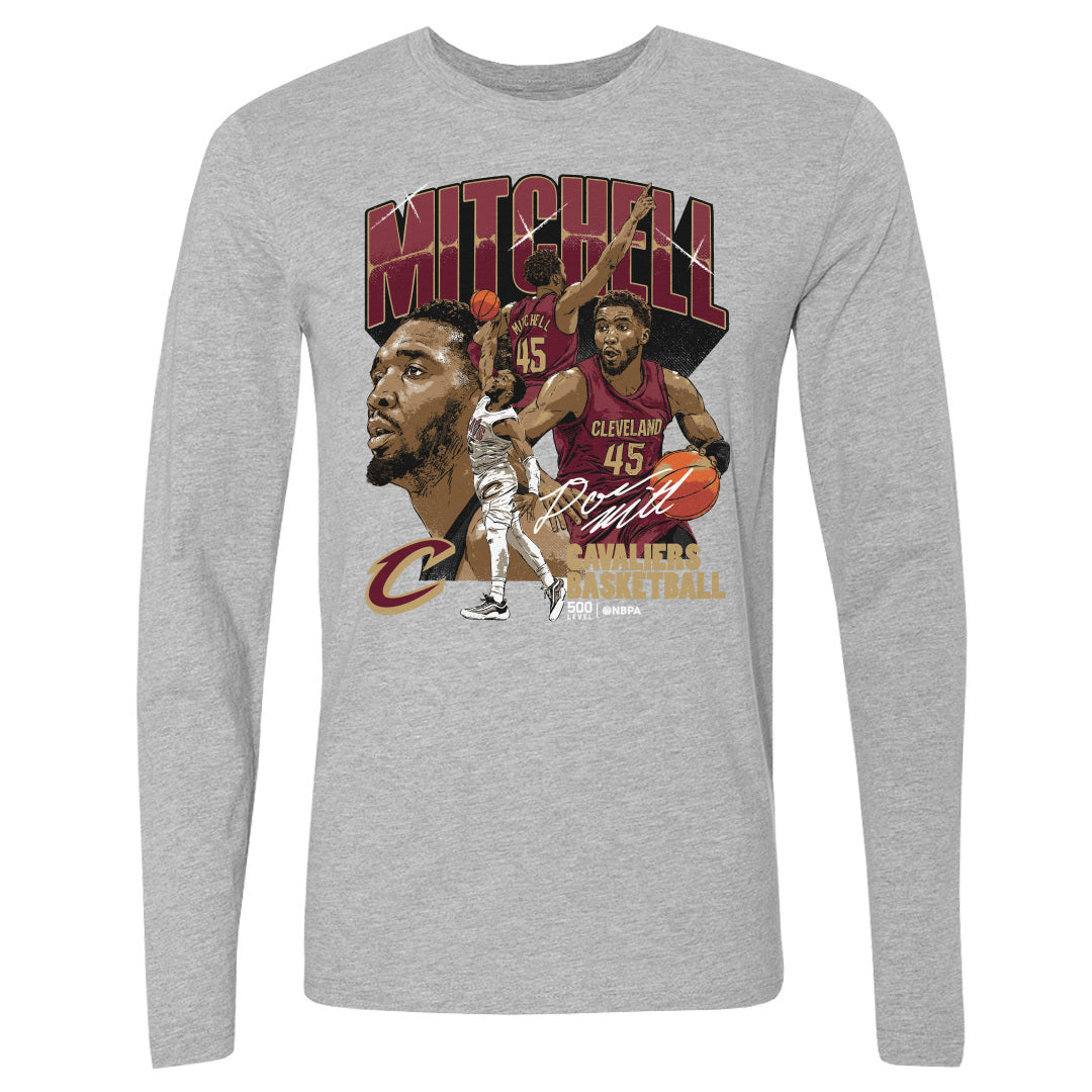 Donovan Mitchell Men's Long Sleeve T-Shirt | 500 LEVEL