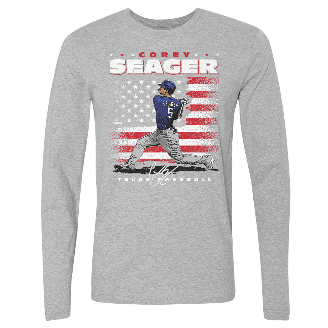 Corey Seager Men's Long Sleeve T-Shirt | 500 LEVEL