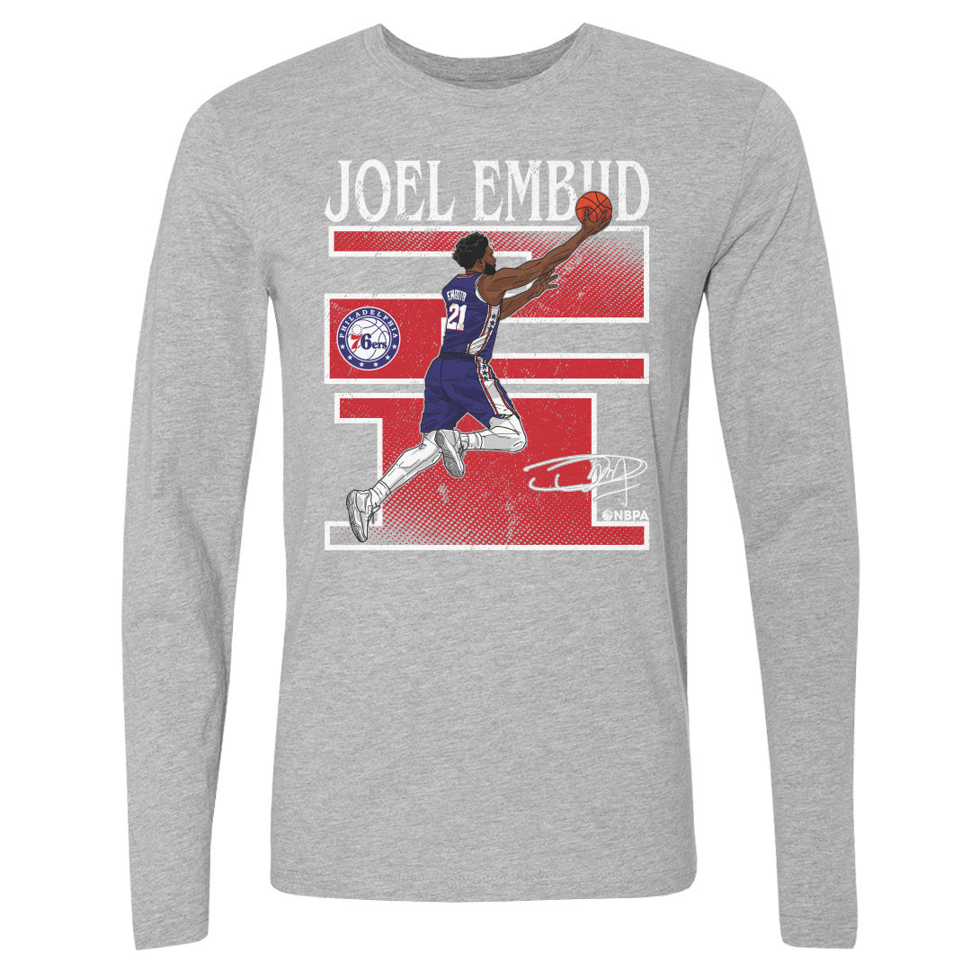 Joel Embiid Men's Long Sleeve T-Shirt | 500 LEVEL