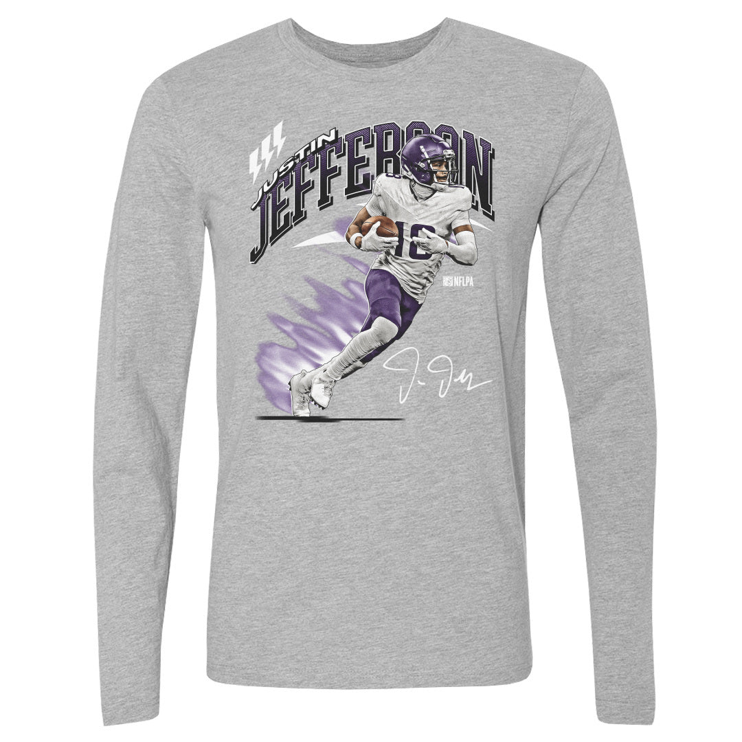 Justin Jefferson Men's Long Sleeve T-Shirt | 500 LEVEL